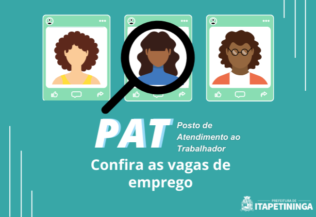 Vagas do PAT Itapetininga 27 de abril