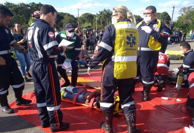 1º Simulado de Incidente com múltiplas vítimas é realizado nesta quinta (10) na UAB