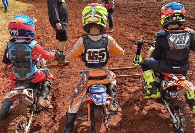 Piloto mirim, Marcos Dias, conquista o 1º lugar na categoria 50 cilindradas na Copa São Rafael de Velocross, em Itapetininga