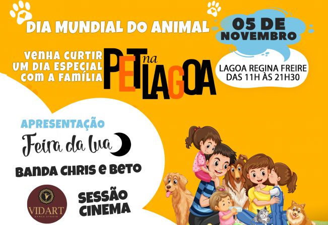  “PET na Lagoa” terá atrações para toda a família em comemoração ao aniversário de Itapetininga