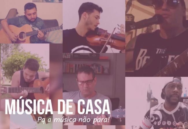 “Música de Casa” leva boa música e expressões artísticas em rede social