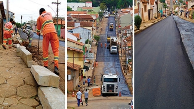 OBRAS NAS VIAS DE ITAPETININGA SÃO INTENSIFICADAS