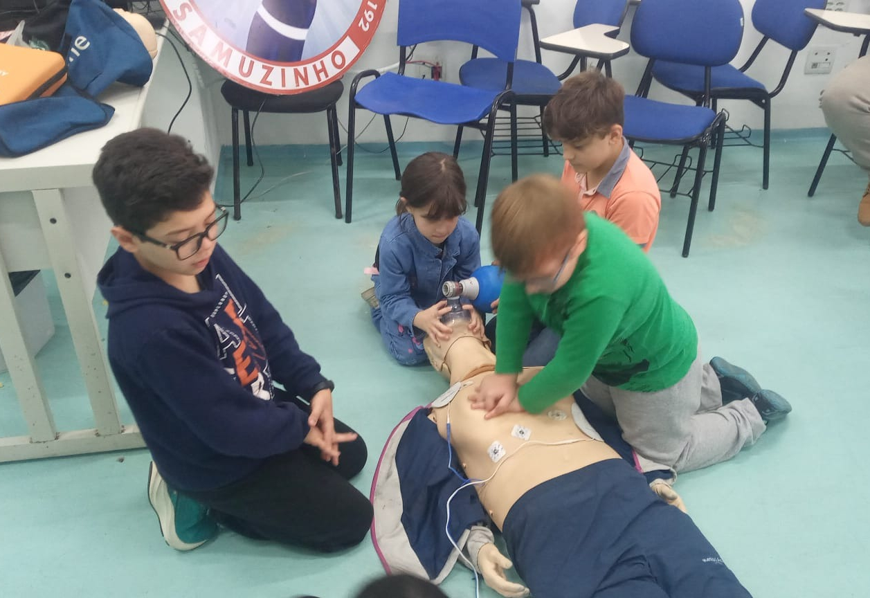 Projeto Samuzinho de Férias 2025 aplica teoria e prática para prevenção de acidentes a crianças de Itapetininga